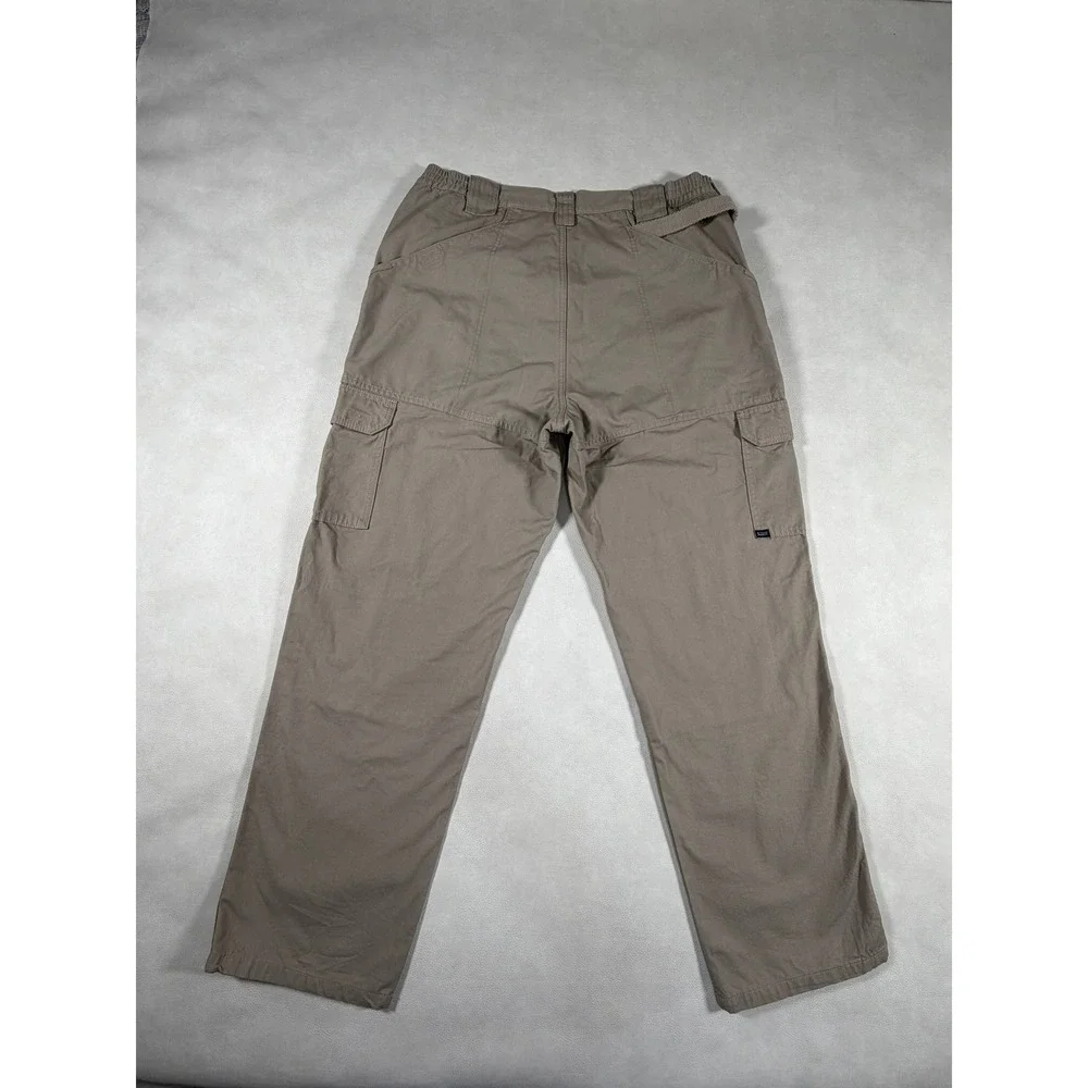 5.11 Tactical Series Mens 38x32 Khaki Tan Cotton Canvas‎ Utility Hiking Pants